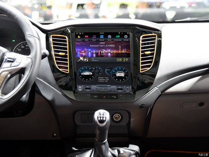 Штатная магнитола Tesla Carmedia ZF-1272-DSP Mitsubishi L200 2017+ для INVITE МПКК