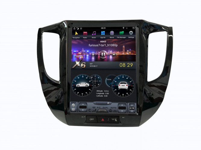 Штатная магнитола Tesla Carmedia ZF-1272-DSP Mitsubishi L200 2017+ для INVITE МПКК