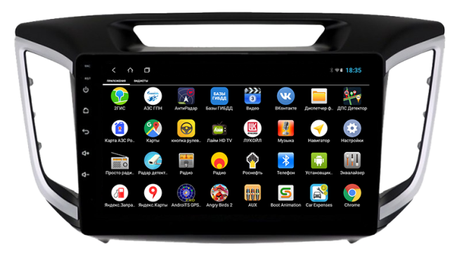 Штатная магнитола Parafar PF407XHD Hyundai Creta 2016+