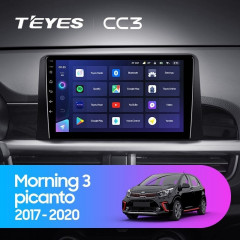 Штатная магнитола Teyes CC3 4/64 Kia Picanto (2017-2020)