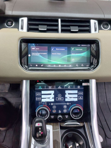 ЖК климат-контроль для Land Rover Range Rover Sport 2 (2013-2016) (с вырезом под CD)
