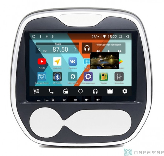 Штатная магнитола Parafar PF007K Renault Kaptur 2016+