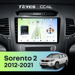Штатная магнитола Teyes CC4L 6/64 Kia Sorento 2 II XM (2012-2021) F1