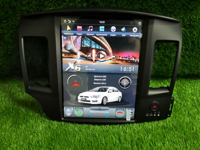 Штатная магнитола Tesla Carmedia ZF-1259-DSP Mitsubishi Lancer X 2007-2013