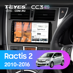 Штатная магнитола Teyes CC3 2K 360 6/128 Toyota Ractis 2 (2010-2016)
