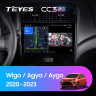 Штатная магнитола Teyes CC3 2K 4/32 Toyota Wigo/Agya (2020-2023) F1