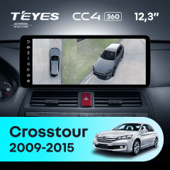 Штатная магнитола Teyes CC4 12.3" 360 6/64 Honda Crosstour 1 TF (2009-2015)