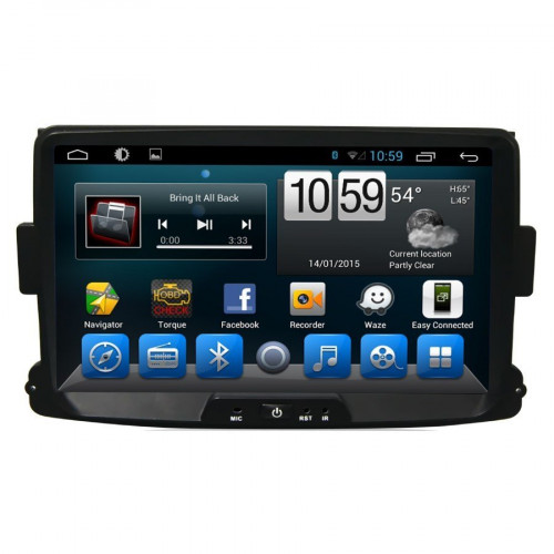 Штатная магнитола Carmedia KR-8113-T8 Renault Sandero 2014+