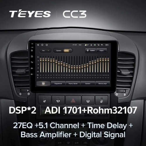Штатная магнитола Teyes CC3 4/64 Kia Sorento BL (2002-2011)