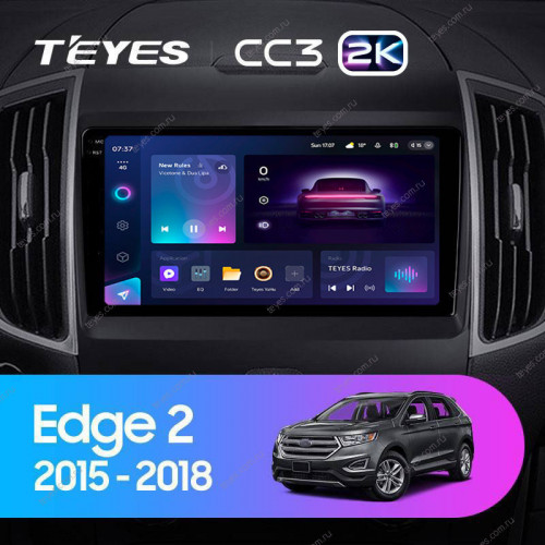 Штатная магнитола Teyes CC3 2K 360 6/128 Ford Edge 2 (2015-2018) F1
