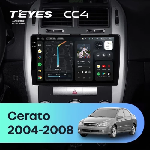 Штатная магнитола Teyes CC4 6/64 Kia Cerato (2004-2008) F2