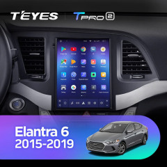 Штатная магнитола Tesla style Teyes TPRO 2 4/64 Hyundai Elantra 6 (2015-2019) Тип-А
