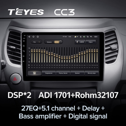 Штатная магнитола Teyes CC3 4/32 Great Wall Hover M4 (2012-2017)