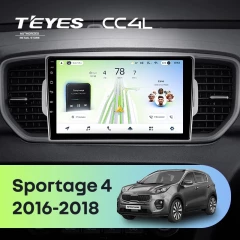 Штатная магнитола Teyes CC4L 4/64 Kia Sportage 4 QL (2016-2018) Тип-A