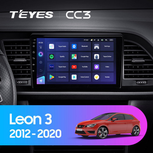 Штатная магнитола Teyes CC3 4/64 Seat Leon 3 (2012-2020) F3