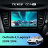 Штатная магнитола Teyes CC4 Pro 8/128 Subaru Outback 4 BR (2009-2014) Правый руль