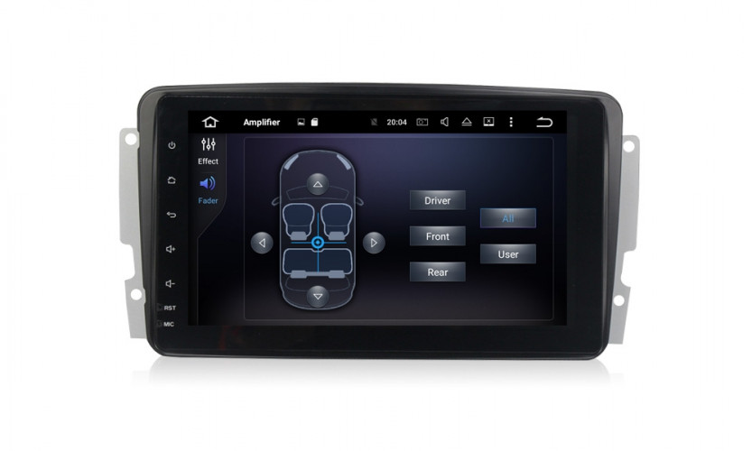 Штатная магнитола Carmedia MKD-M807-P30-8 Mercedes-Benz CLK-klasse C209/W209