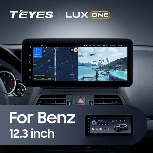 Штатная магнитола Teyes LUX ONE 360 6/128 Mercedes-Benz E-Class 4 W212 S207 A207 S212 C207 (NTG 4.5) (2009-2016) F2 Universal