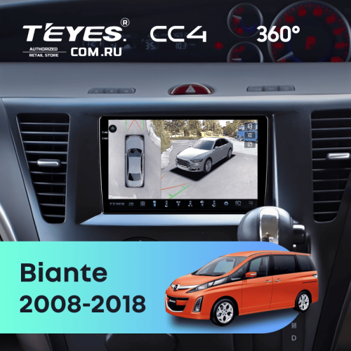 Штатная магнитола Teyes CC4 360 6/64 Mazda Biante (2008-2018)