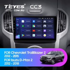 Штатная магнитола Teyes CC3 4/64 Isuzu D-Max 2 (2012-2018)