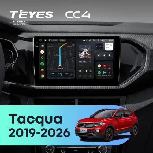 Штатная магнитола Teyes CC4 6/64 Volkswagen Tacqua (2019-2026)