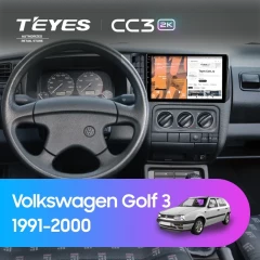 Штатная магнитола Teyes CC3 2K 4/64 Volkswagen Golf 3 (1991-2000)