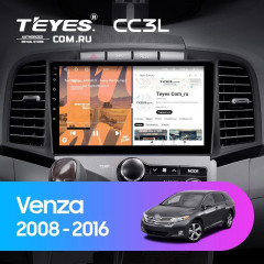 Штатная магнитола Teyes CC3L 4/64 Toyota Venza (2008-2016)
