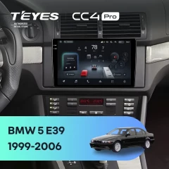 Штатная магнитола Teyes CC4 Pro 8/128 BMW 5 E39 (1999-2006)