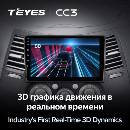 Штатная магнитола Teyes CC3 6/128 Mitsubishi Grandis 1 (2003-2011) F2