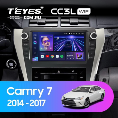 Штатная магнитола Teyes CC3L WiFi 2/32 Toyota Camry 7 XV 50 55 (2014-2017) F3 с кнопками