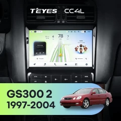 Штатная магнитола Teyes CC4L 6/64 Lexus GS300 2 S160 (1997-2004) Тип-A