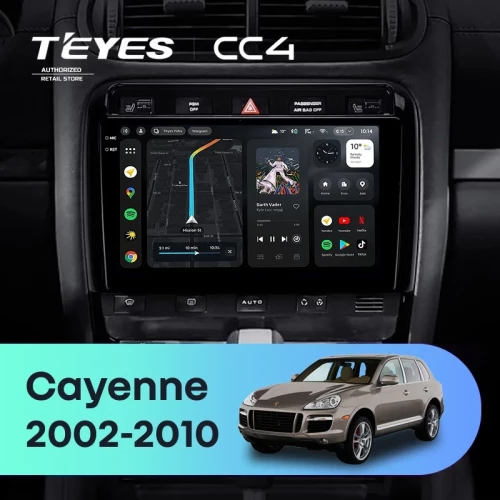 Штатная магнитола Teyes CC4 6/64 Porsche Cayenne I 1 9PA (2002-2010)