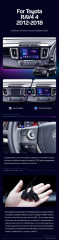 Штатная магнитола Teyes CC3L 4/64 Toyota RAV4 4 XA40 5 XA50 (2012-2018) Правый руль