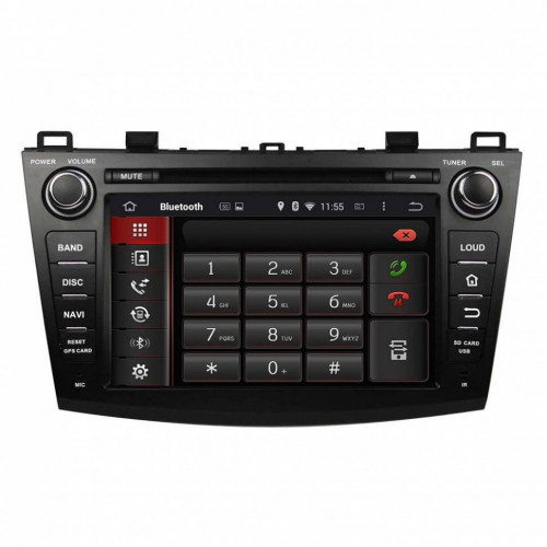 Штатная магнитола Carmedia KD-8003-P6 Mazda 3 2009-2013 (BL)