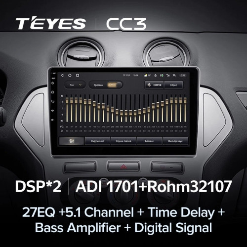 Штатная магнитола Teyes CC3 4/32 Ford Mondeo 4 (2006-2010)