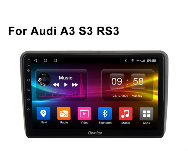 Штатная магнитола Carmedia OL-9968-N Audi Audi A3/S3/RS3 (2003-2011)