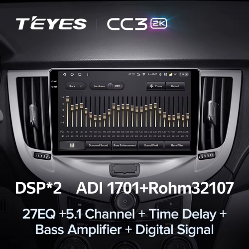 Штатная магнитола Teyes CC3 2K 6/128 Chery M11 A3 (2008-2015)