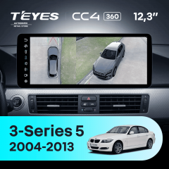 Штатная магнитола Teyes CC4 12.3" 360 8/128 BMW 3-Series 5 E90 E92 E93 E91 (CIC) (2004-2013) Universal
