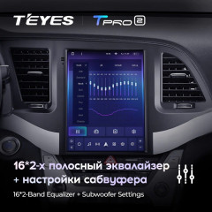 Штатная магнитола Tesla style Teyes TPRO 2 4/32 Hyundai Elantra 6 (2015-2019) Тип-А