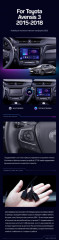 Штатная магнитола Teyes CC3 4/32 Toyota Avensis 3 (2015-2018) F2