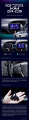 Штатная магнитола Teyes CC3 2K 6/128 Toyota Noah R80 (2014-2020)