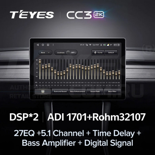 Штатная магнитола Teyes CC3 2K 4/64 Daewoo Gentra 2 (2013-2015) F1 Тип-A (13")