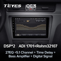 Штатная магнитола Teyes CC3 4/64 Skoda Rapid NH3 NH1 (2012-2020)