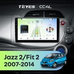 Штатная магнитола Teyes CC4L 6/64 Honda Jazz 2 GG (2007-2014) Правый руль