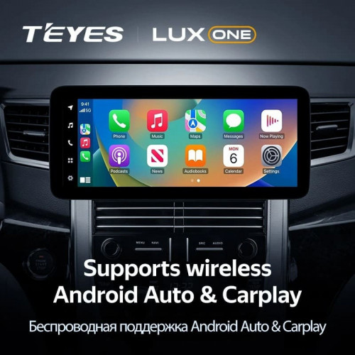 Штатная магнитола Teyes LUX ONE 6/128 Toyota Alphard 2 H20 (2008-2014) Тип-B