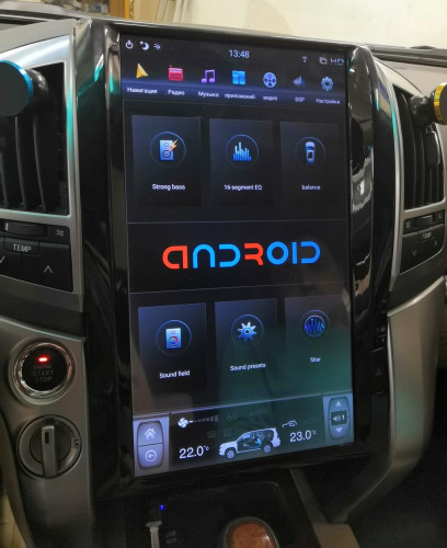 Штатная магнитола Tesla Carmedia ZF-1806L-DSP Toyota Land Cruiser 200 2007-2015