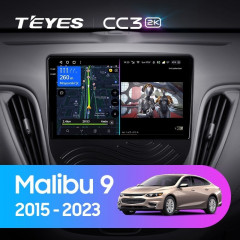 Штатная магнитола Teyes CC3 2K 360 6/128 Chevrolet Malibu 9 (2015-2023) F2
