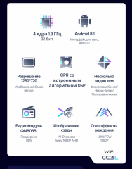 Штатная магнитола Teyes CC3L WiFi 2/32 Toyota Vista V40 (1994-1998)