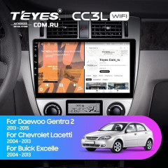 Штатная магнитола Teyes CC3L WiFi 2/32 Chevrolet Lacetti J200 (2004-2013) F2 Тип-B