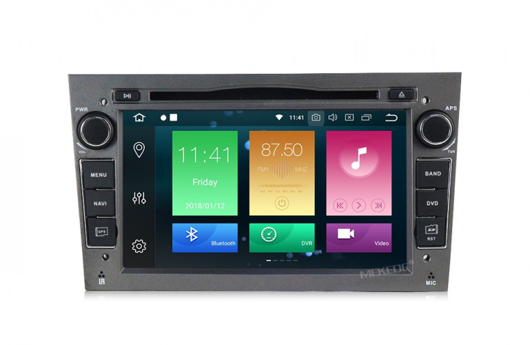 Универсальная магнитола Сarmedia MKD-7408g-P4N Opel (Темно Серый)